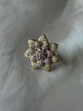 Floral Bloom Statement Ring | 925 Silver