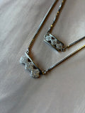 Short Chain Pendant 925 Silver Layered Necklace