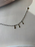 Aashi 925 Silver Teardrop Charm Bracelet