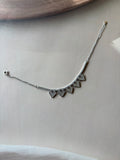 Naira 925 Silver Triangle Charm Bracelet