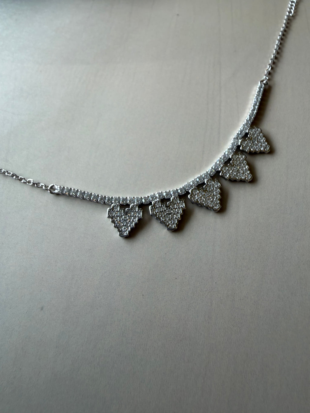 Naira 925 Silver Triangle Charm Bracelet