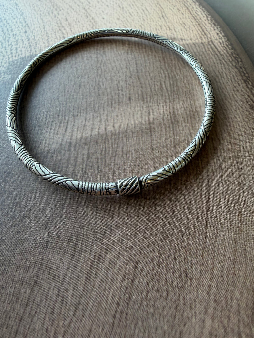 Aarav 925 Silver Oxidised Kada