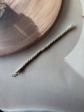 Taran 925 Silver Braided Chain Bracelet